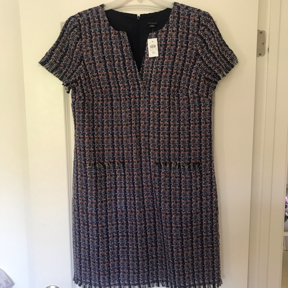 BNWT Ann Taylor tweed dress sz 10.